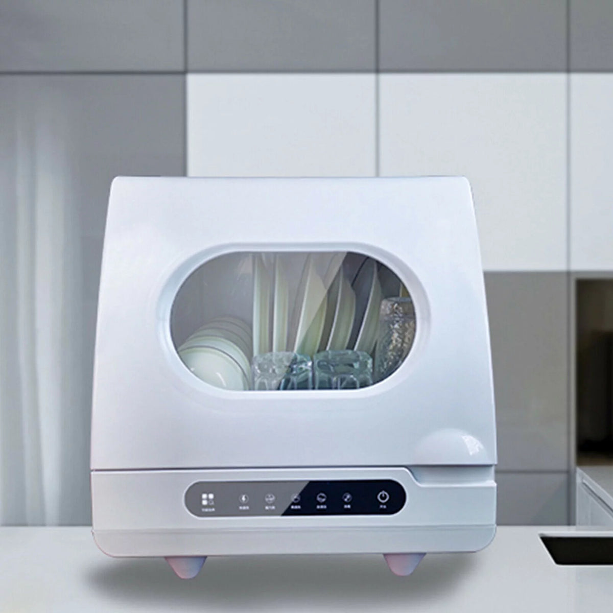 1200W Portable Countertop Electric Dishwasher Z10802
