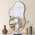 Cloud Shaped Asymmetrical Wall Mirror 22"x36" B2044