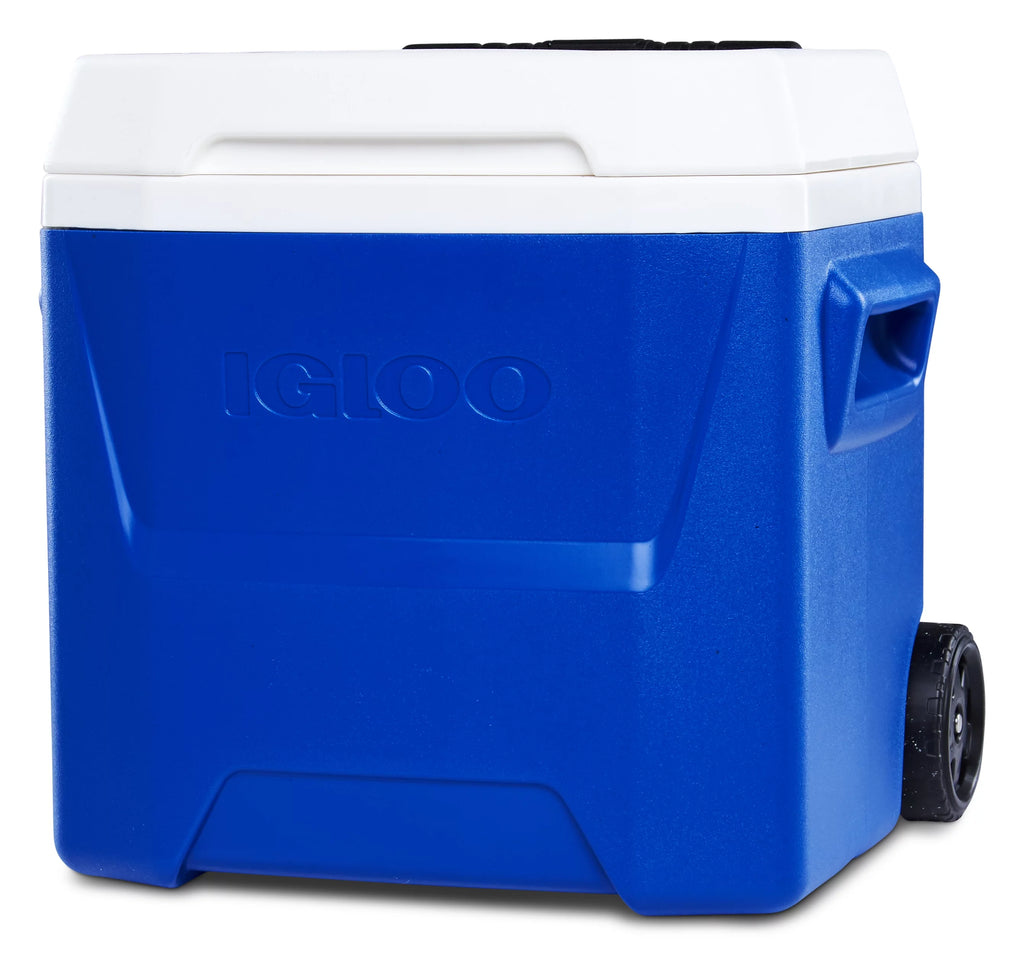 Blue 16 QT. Wheeled Ice Chest Cooler V5160