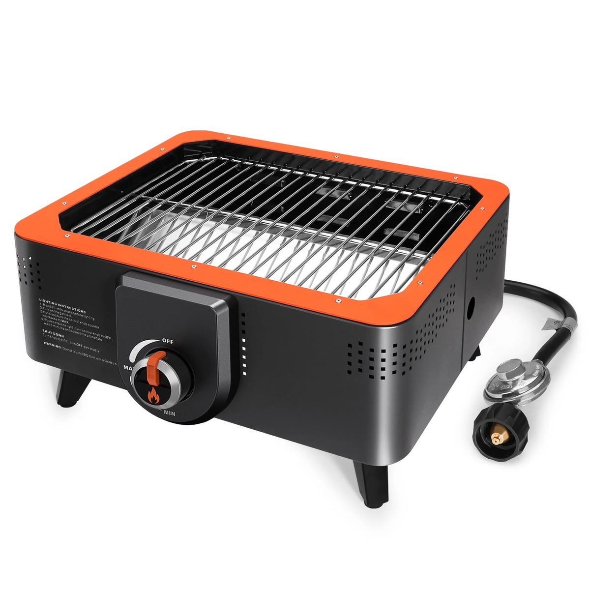 Portable Propane Grill with Gas Regulator & Adaptor B506