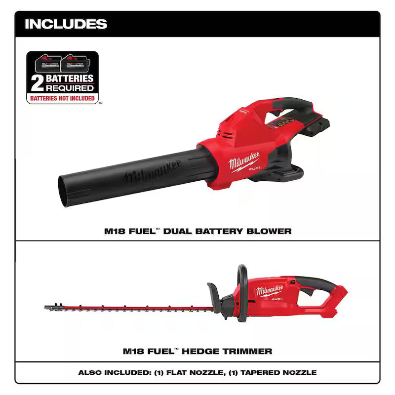 18V Lithium-Ion Cordless Handheld Blower with Hedge Trimmer L7121