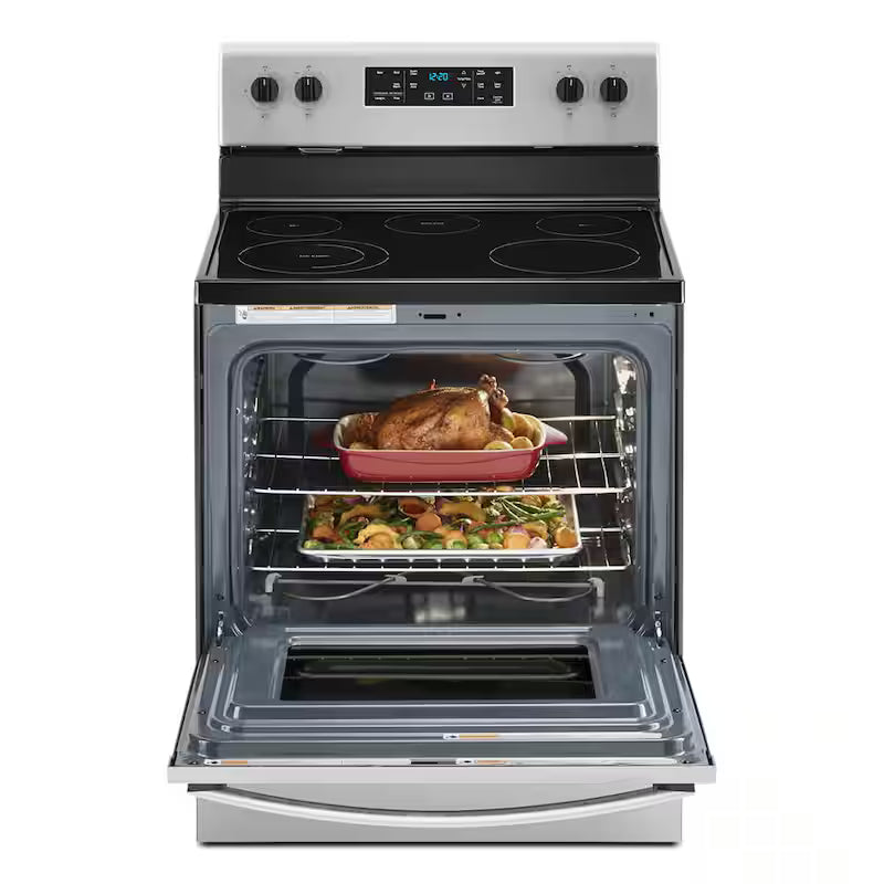 5.3 cu. ft. Electric Range with 5-Elements in Stainless Steel D65958