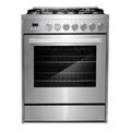 5 Burner Gas Range with Cast Iron Grates in Stainless Steel F681791
