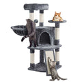 Plush Cat Tree Condo with Basket T393776