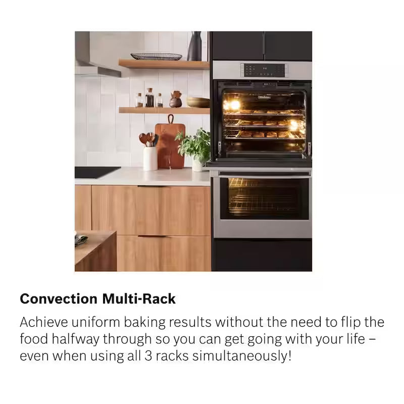 30 in Built-In Electric Double Wall Oven Stainless Steel D168