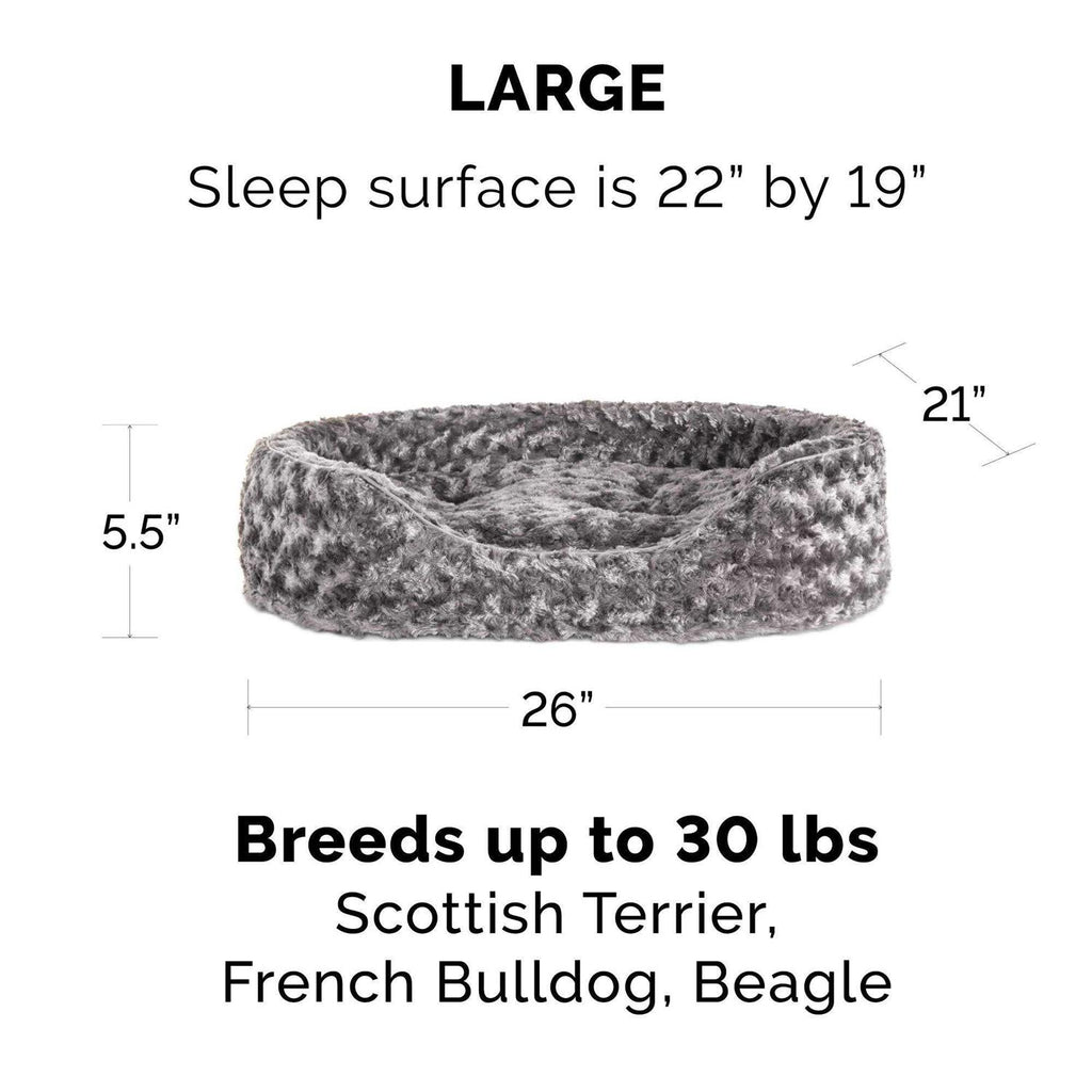 Oval Ultra Plush Pet Bed R8221