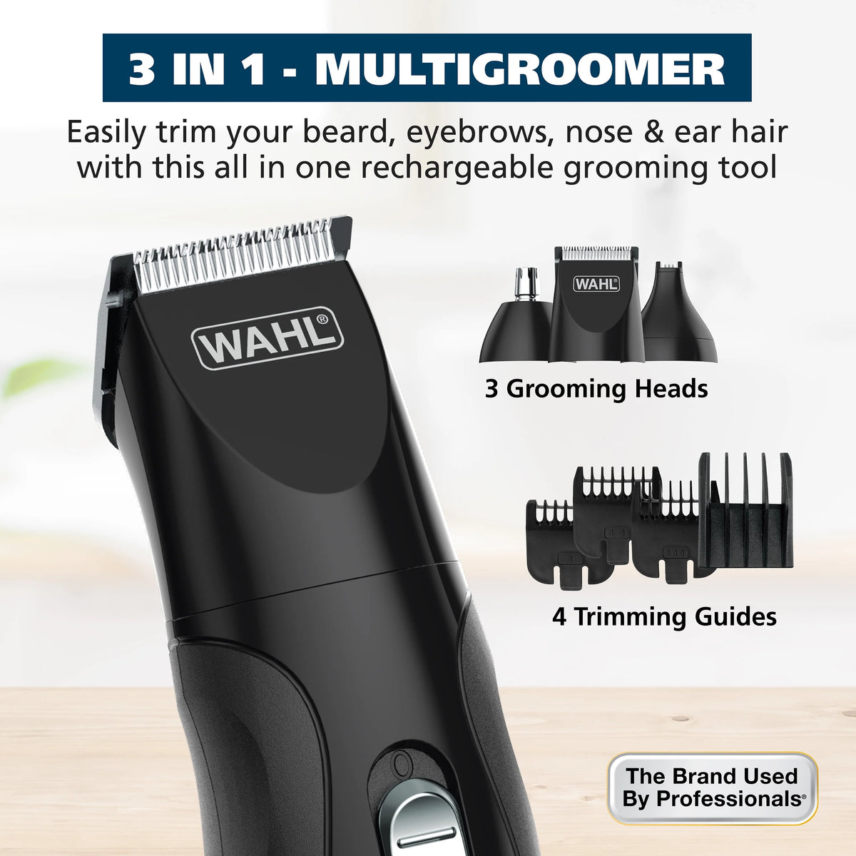 Rechargeable Beard Mustache Detail Trimmer Z6969