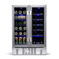 24 In. 18 Bottle and 58 Can Dual Zone Wine and Beverage Cooler S47670