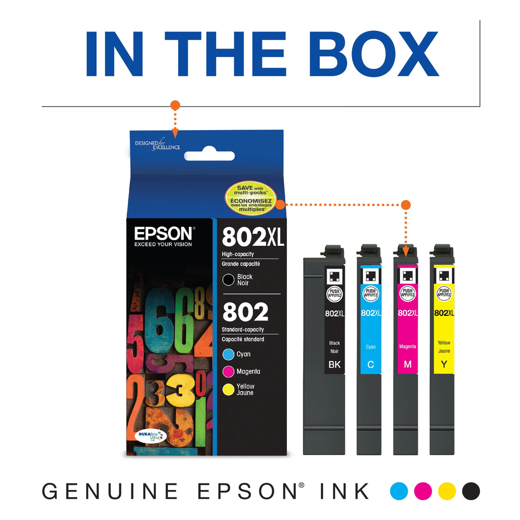 Black & Standard Color Ink Cartridge Combo Pack J82769