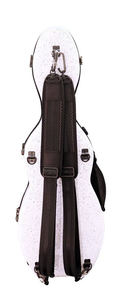 Fiberglass Violin Case White Speckled 4/4 D67710