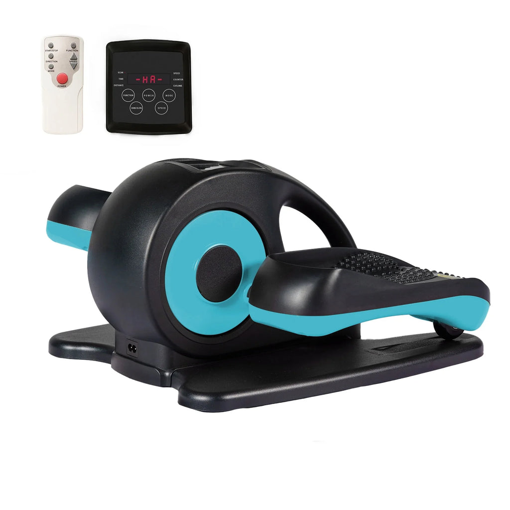 Under Desk Elliptical Machine Blue P2412
