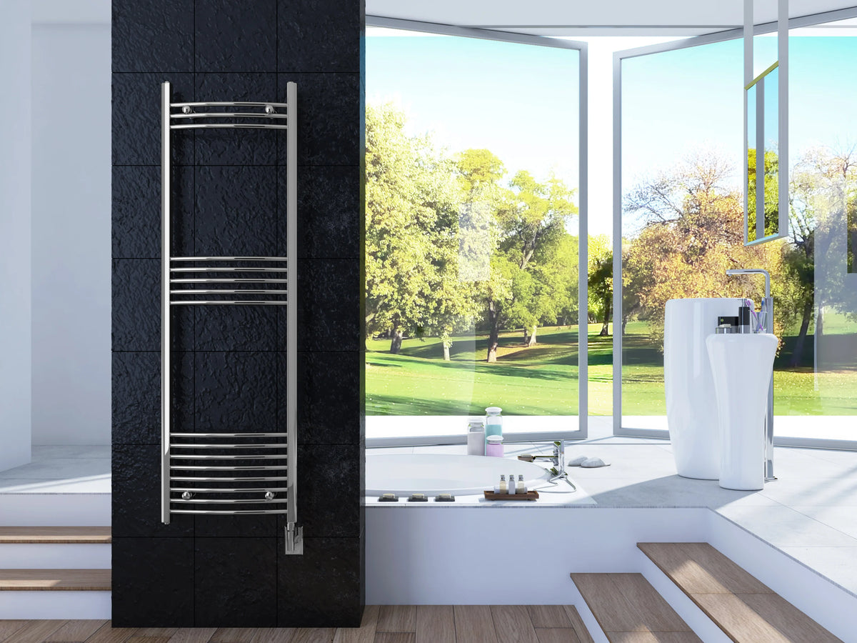 Wall Mounted Electric Towel Warmer in Chrome Y940