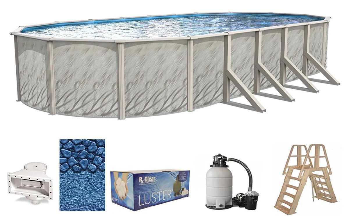 12' x 24' x 52 Oval Above-Ground Swimming Pool N637433