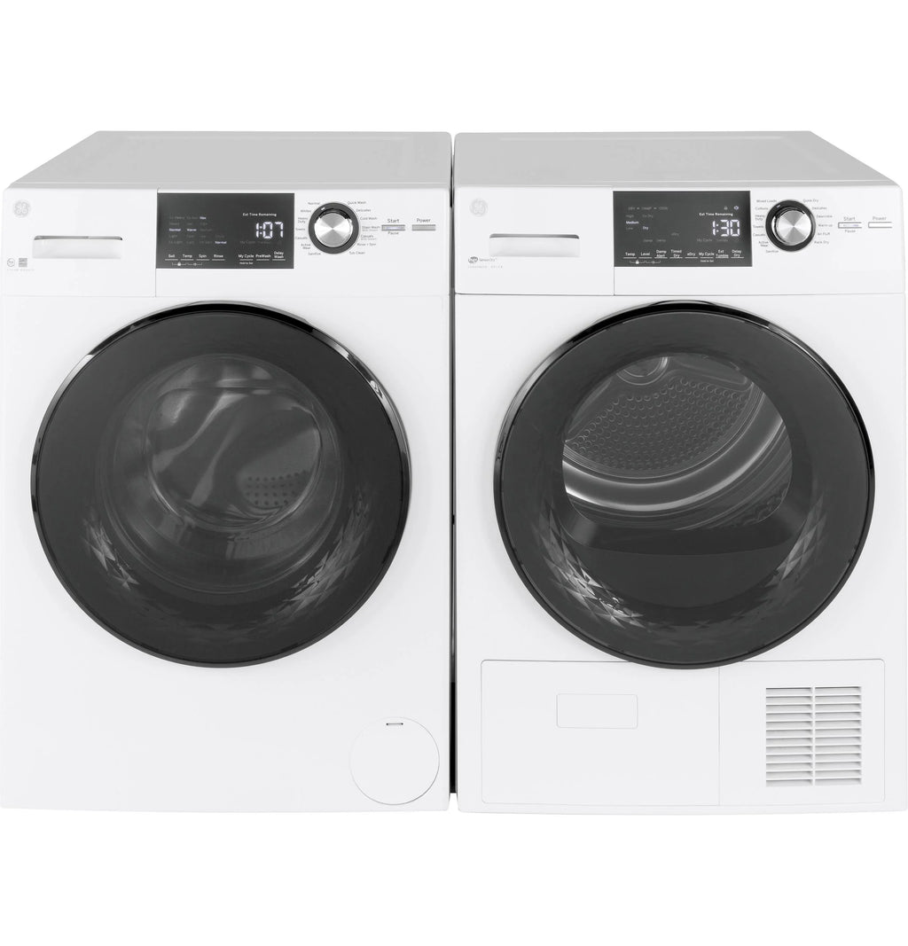 24 Frontload Washer with Steam 2.4 cu. ft. White Q127