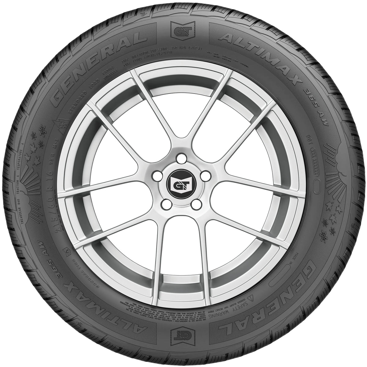All Weather 225/55R18 98H Passenger Tire O4924