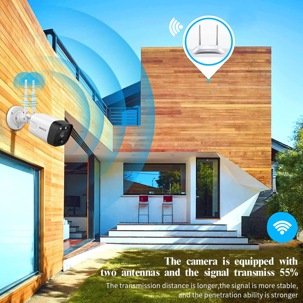 3K 5.0MP Wireless Security Camera System with 2TB Hard Drive Y2947