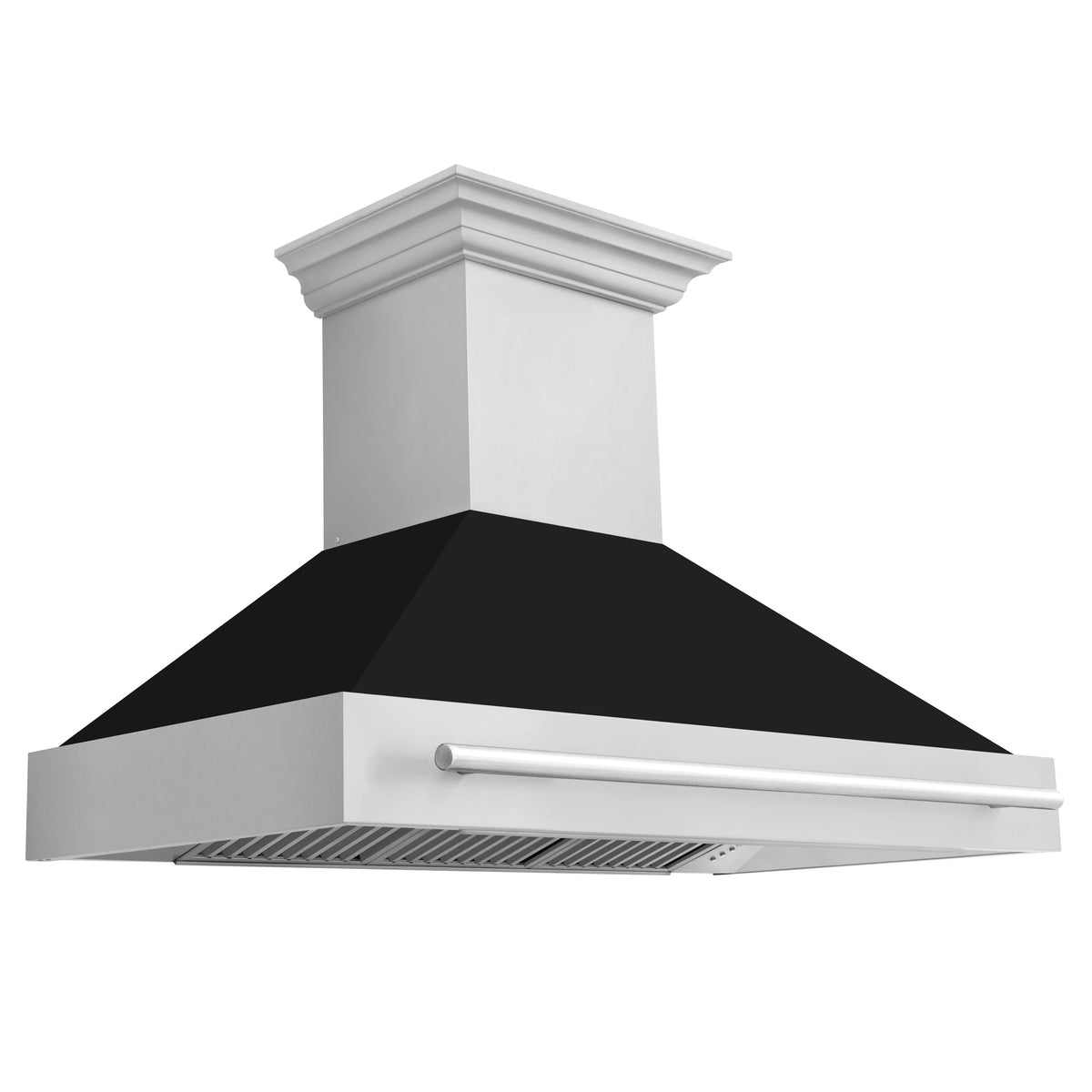 48 In. Stainless Steel Range Hood with Black Matte Shell D275937