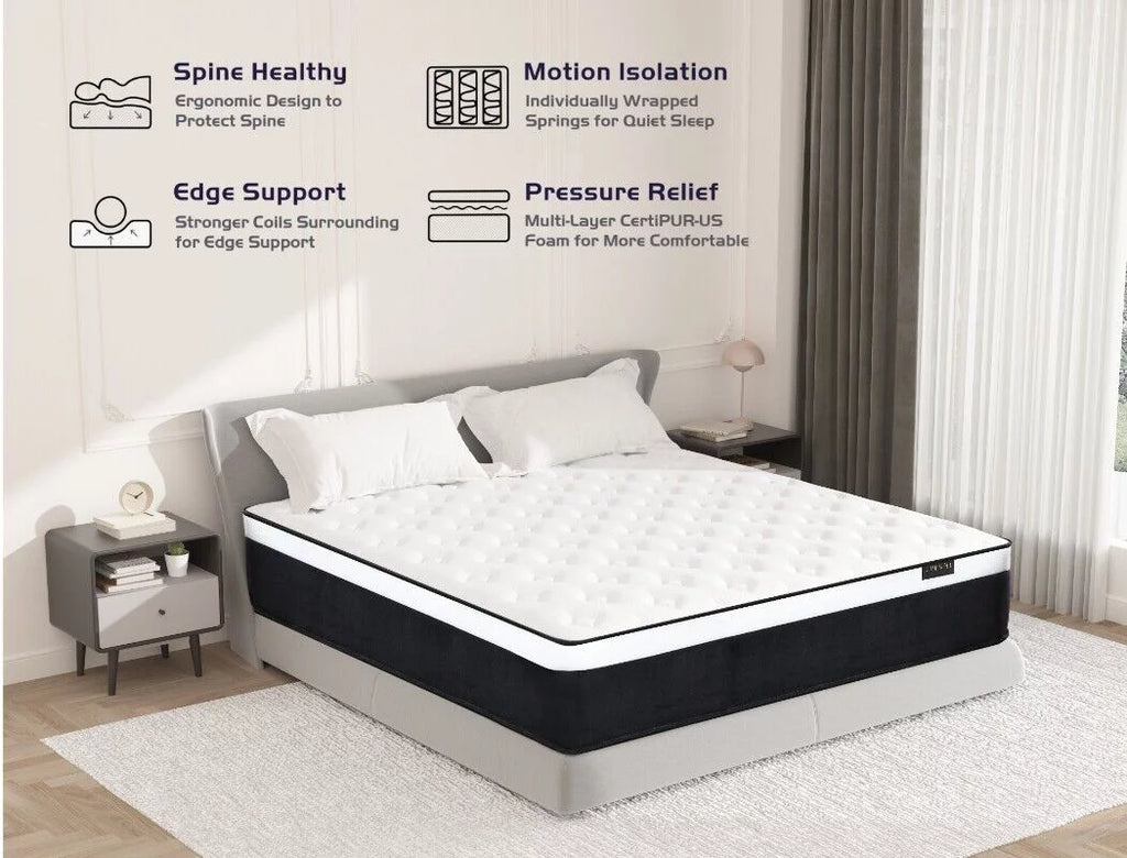 10 inch Hybrid Gel Memory Foam Mattress T144545