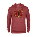 Yellow and Red Pullover Hoodie D181