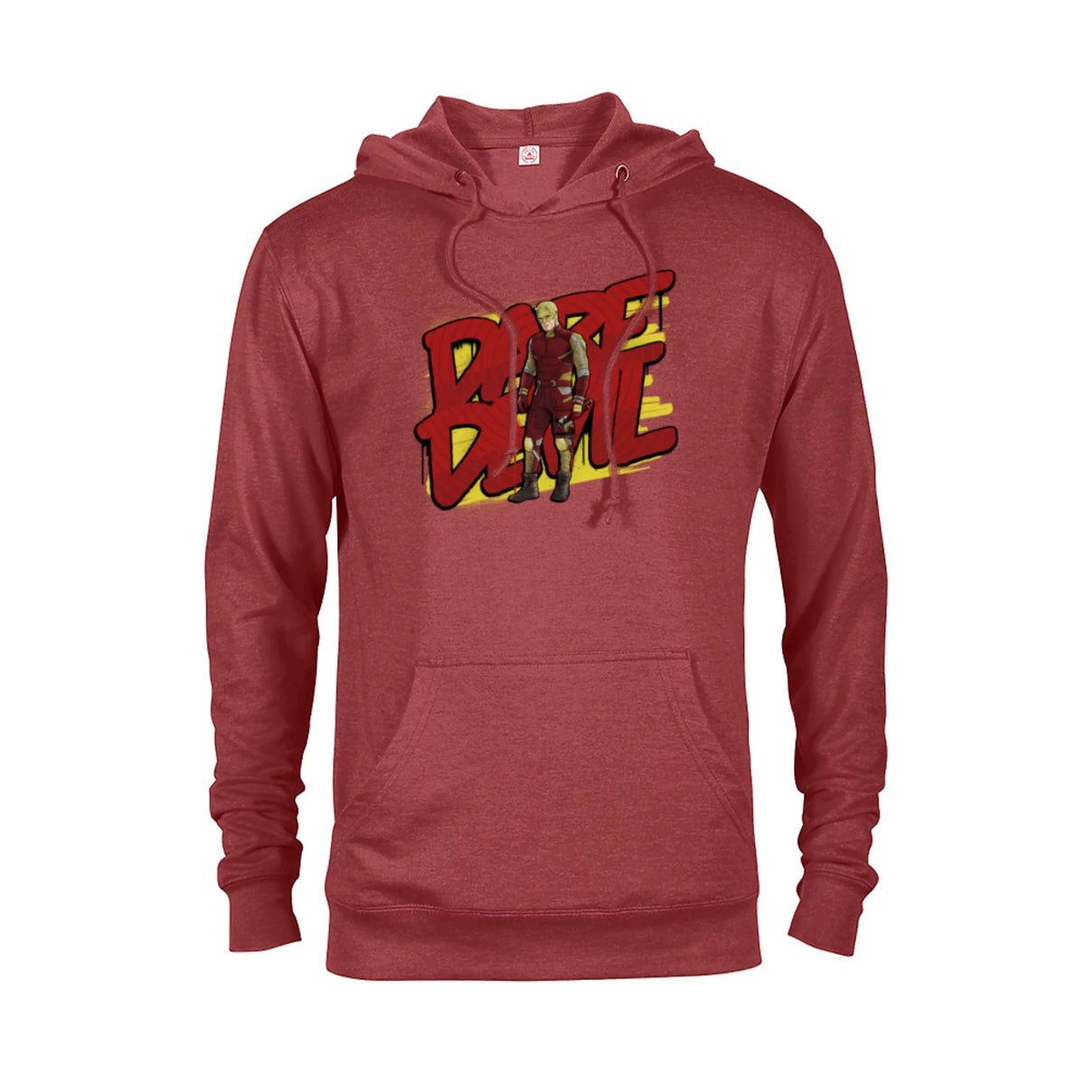 Yellow and Red Pullover Hoodie D181