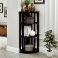 Dark Walnut Corner Cabinet K4241