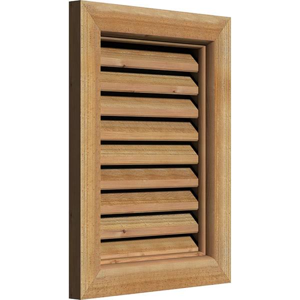 Vertical Gable Vent Unfinished Functional Rough Y2207