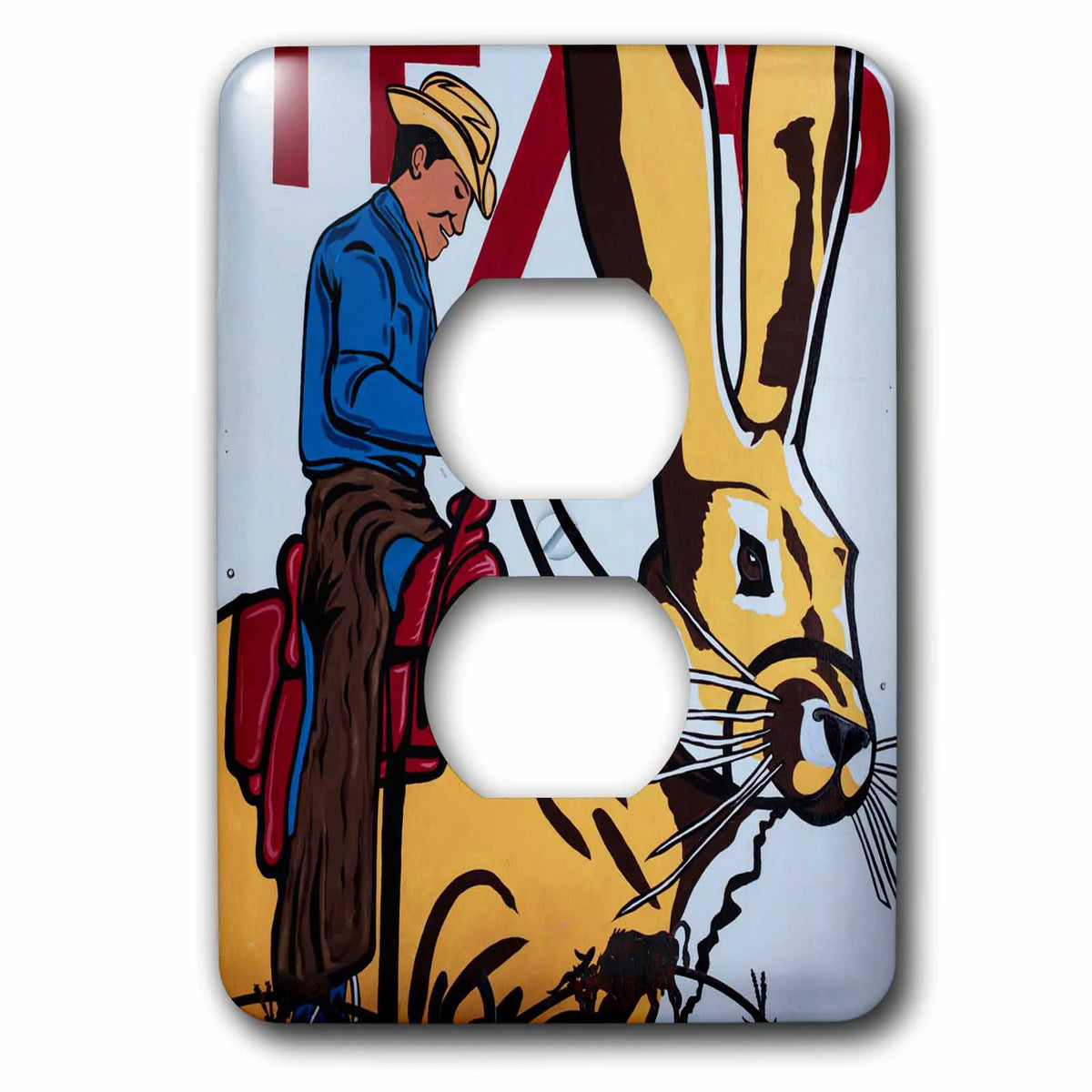 Amarillo Texas Steak House 2 Plug Outlet Cover M474