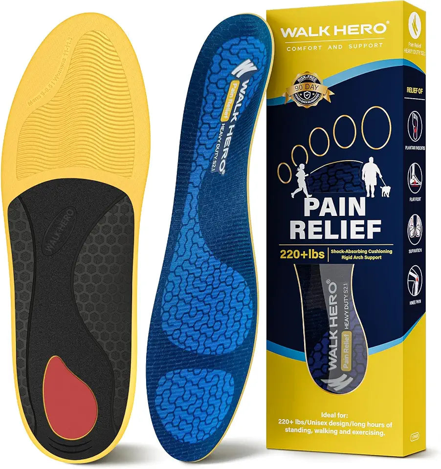 Heavy Duty High Arch Support Insoles C378