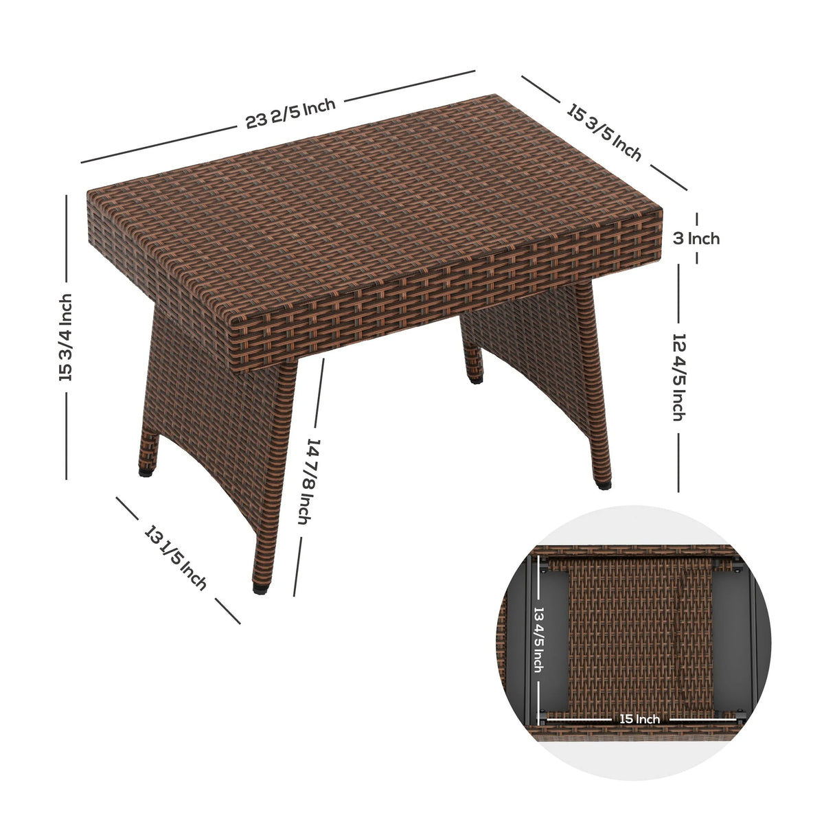 Adjustable Collapsible Folding Table S802