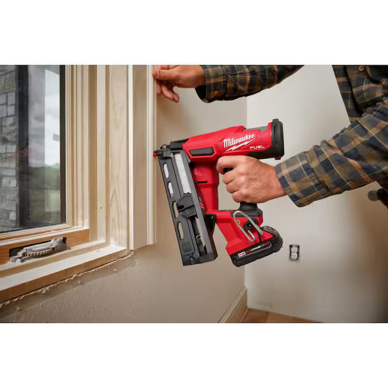 18-Volt Lithium-Ion Brushless Cordless 16-Gauge Angled Finish Nailer N2849