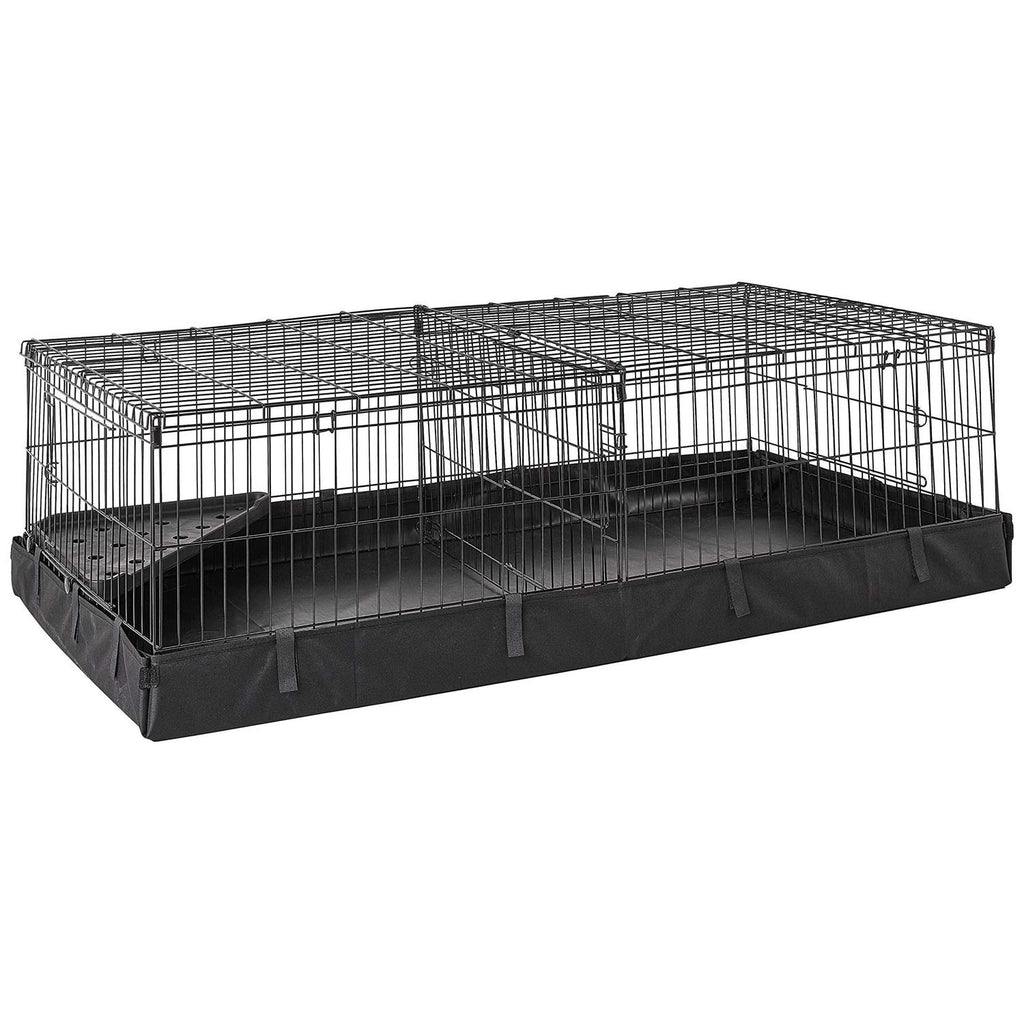 Canvas Bottom Pet Cage with Divider Set U334