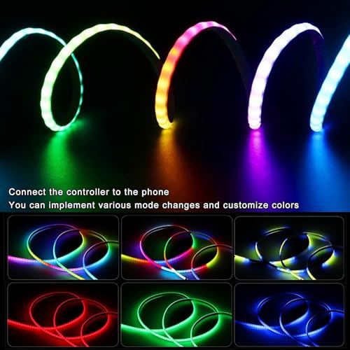 Ultra-Thin 5mm USB LED Light Strip with APP Control 160LEDs 4.92ft B619
