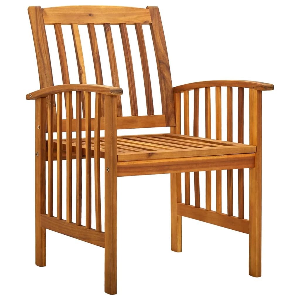 Garden Dining Chairs 2 pcs with Cushions Acacia Wood K825849