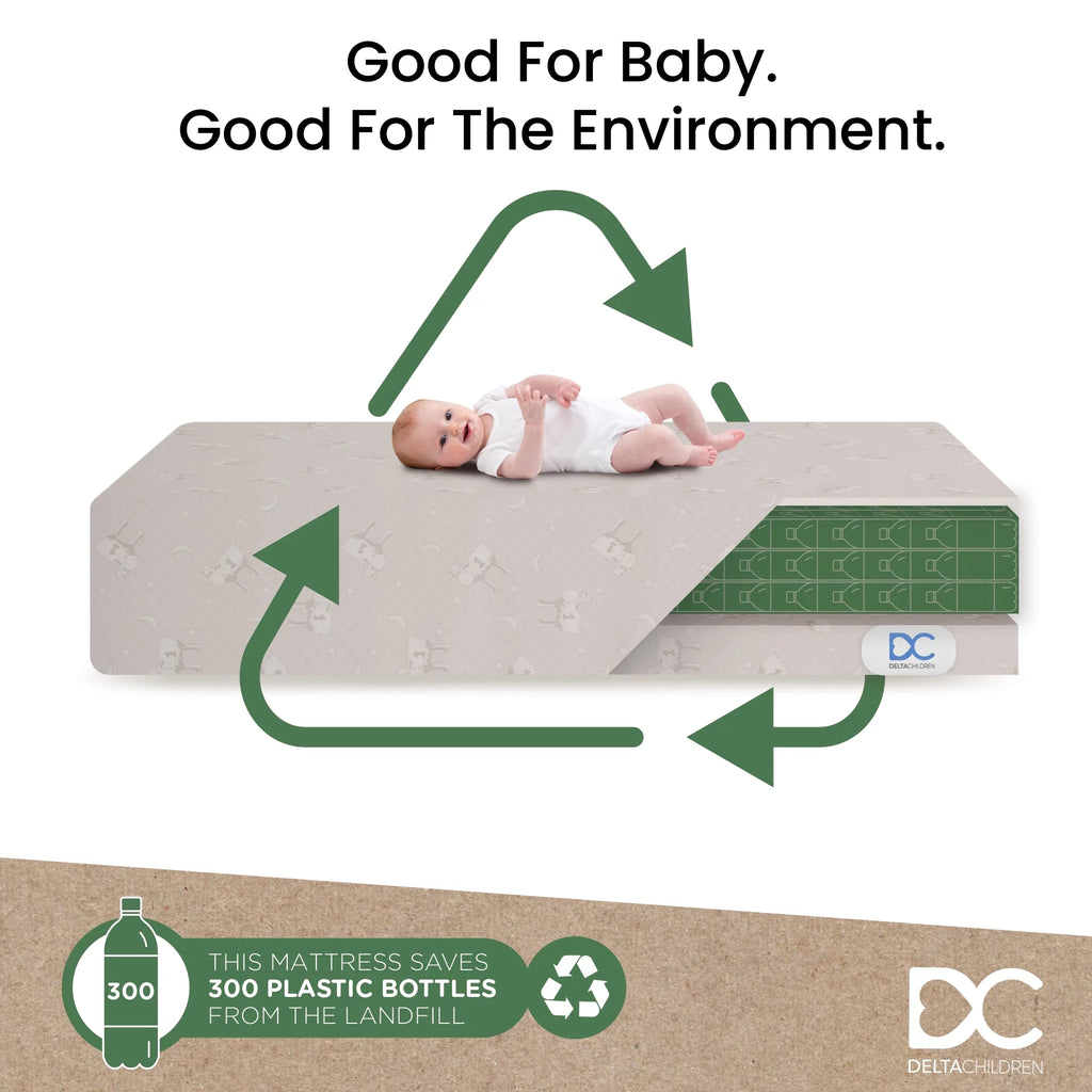 Mini Portable Dual Sided Crib & Toddler Mattress K30191