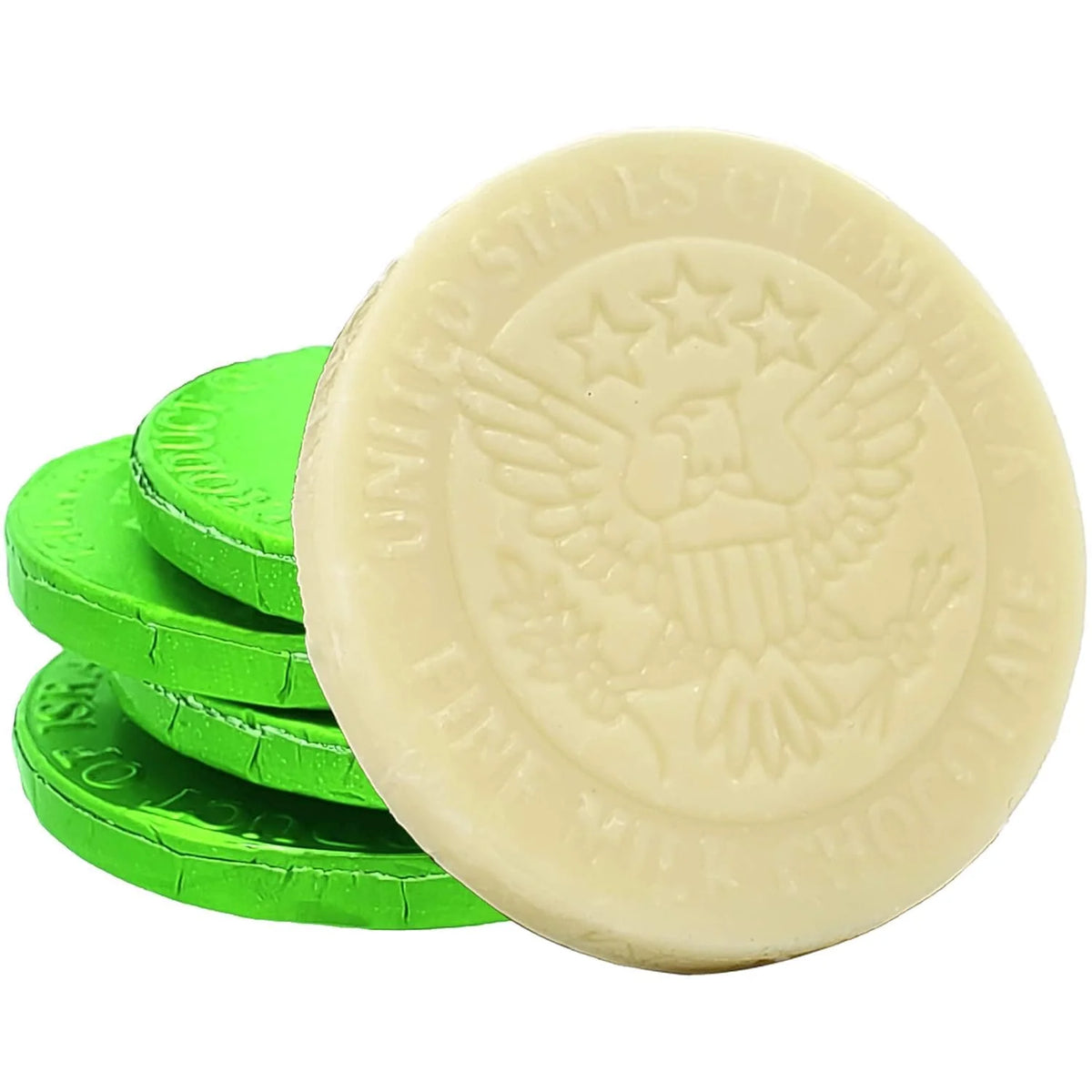 White Milk Chocolate Coins 100-Pack O26862