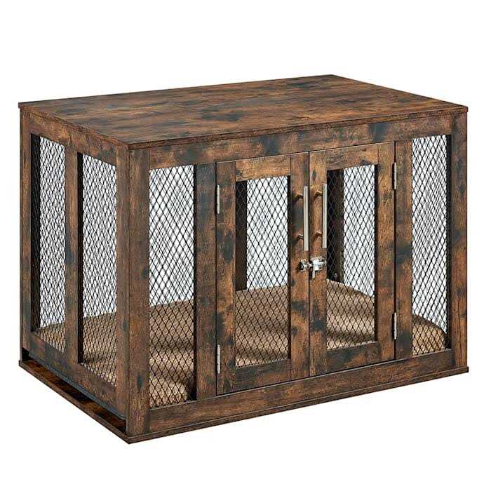 Furniture Style Dog Crate with Tray Y834971