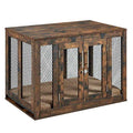 Furniture Style Dog Crate with Tray Y834971