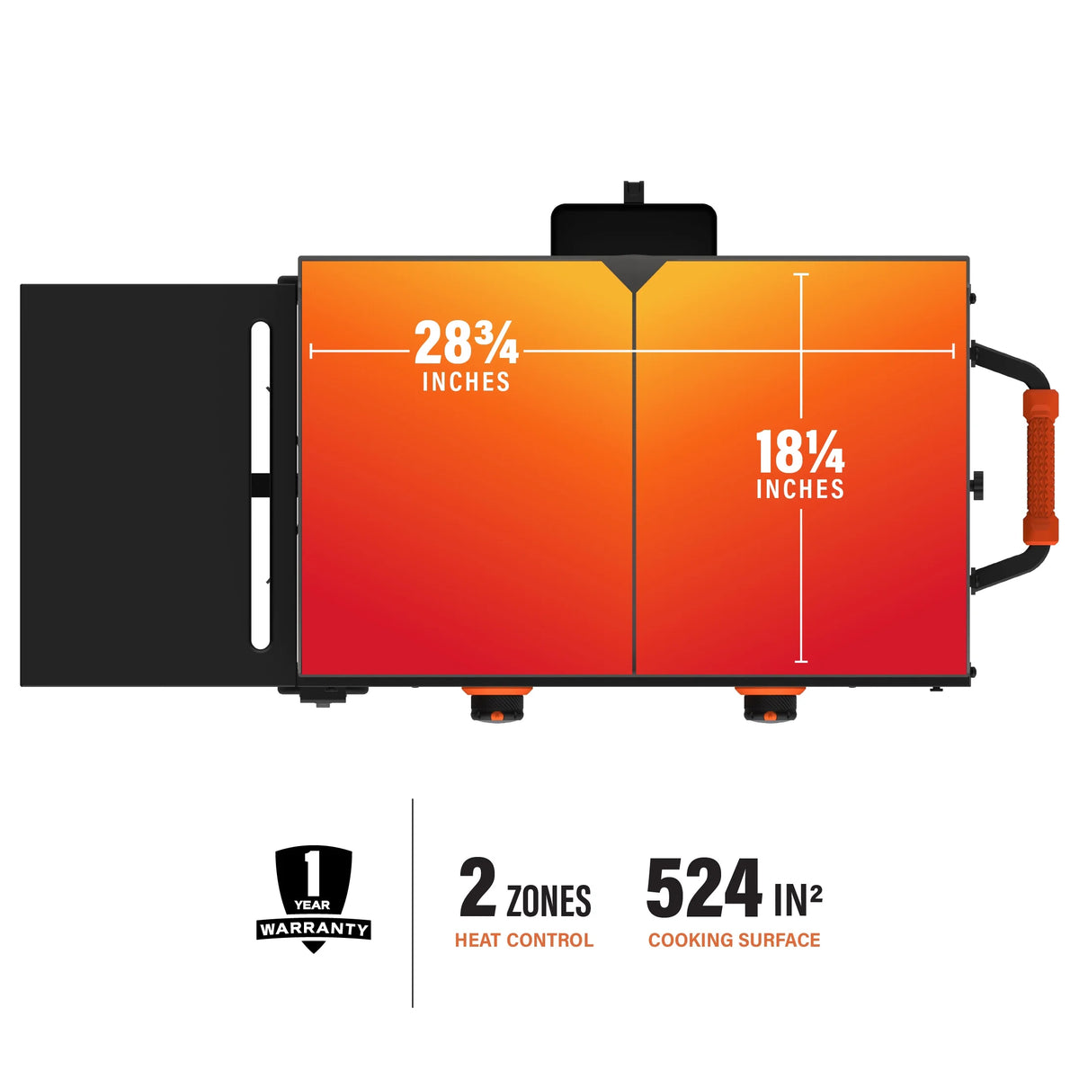 2-Burner Propane Griddle D4315