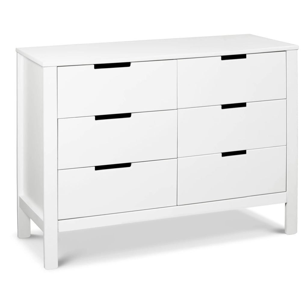 White 6-Drawer Dresser M5175
