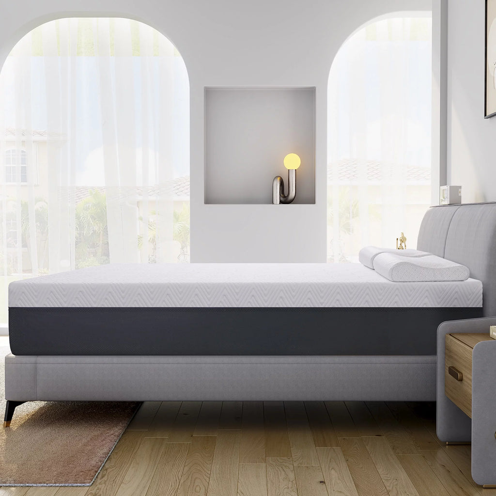 Short Queen 10 Cooling Gel Memory Foam Mattress V69186