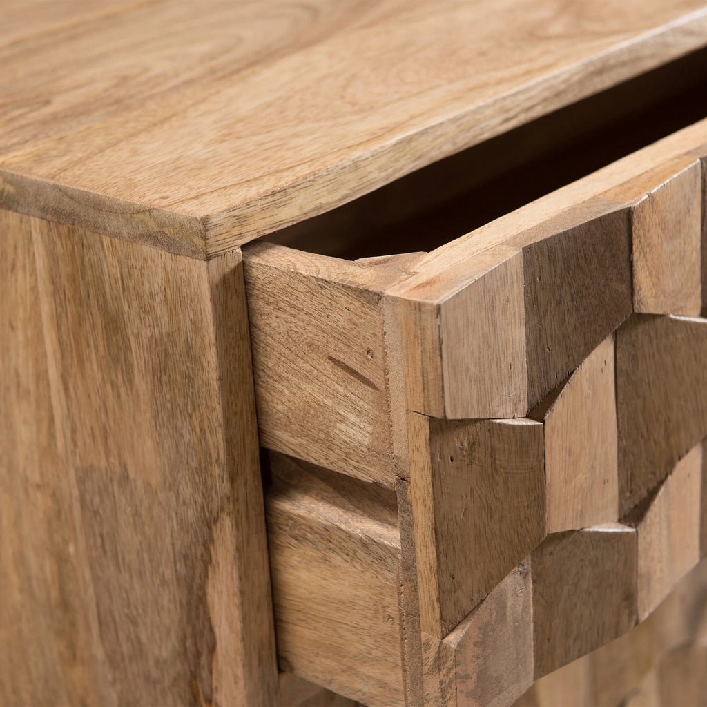 Handmade Mango Wood 3 Drawer Chest G3268