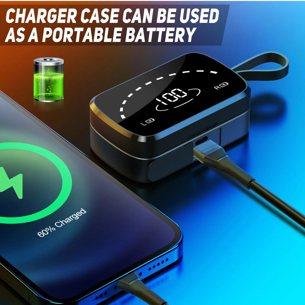Wireless Earbuds Bluetooth Sport Headphones with Charging Case H3460