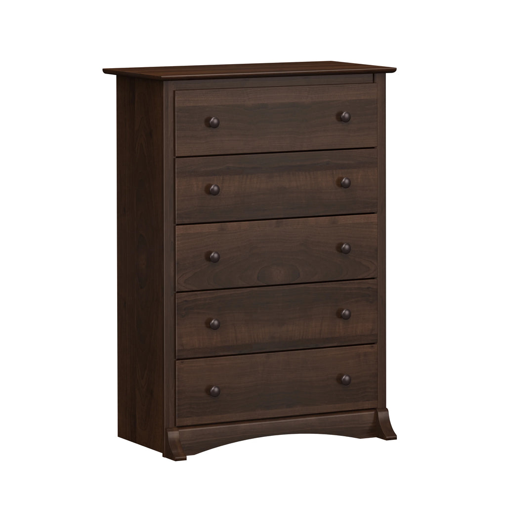Espresso 5-Drawer Chest X7949