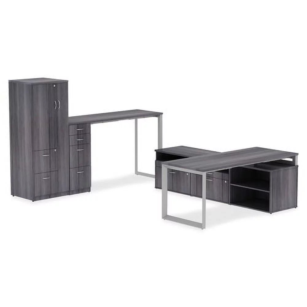Charcoal Laminate 2 Drawer Credenza I256