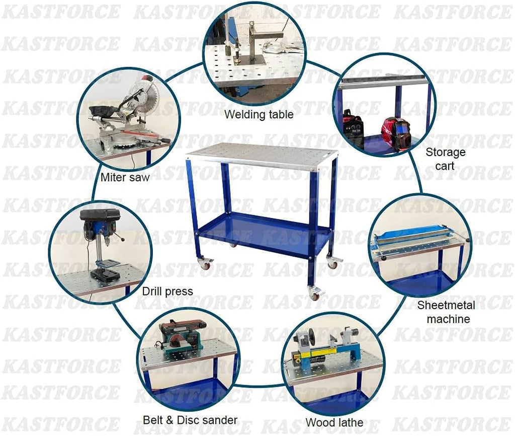 Portable Welding Table with 5/8 /16mm Holes I38690