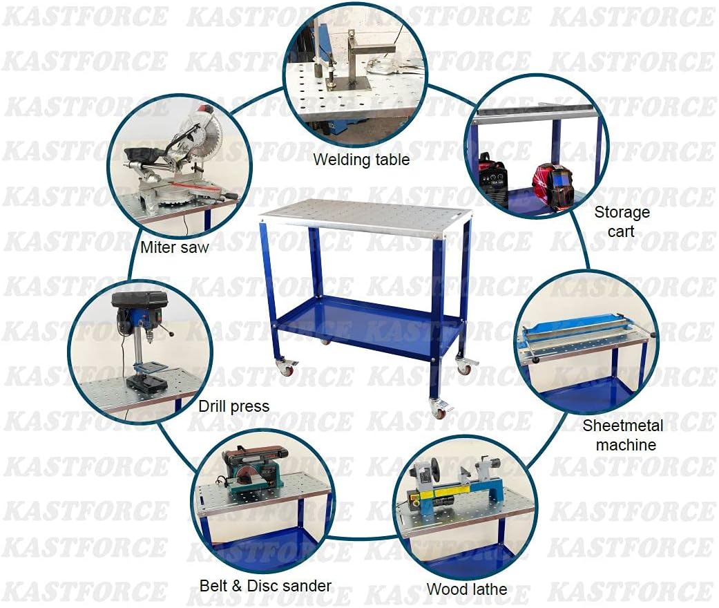 Portable Welding Table with 5/8 /16mm Holes I38690