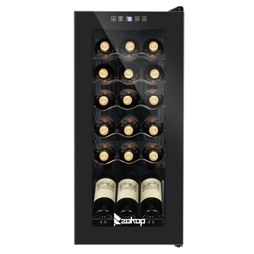 Black 18 Bottle Wine Cooler F45494