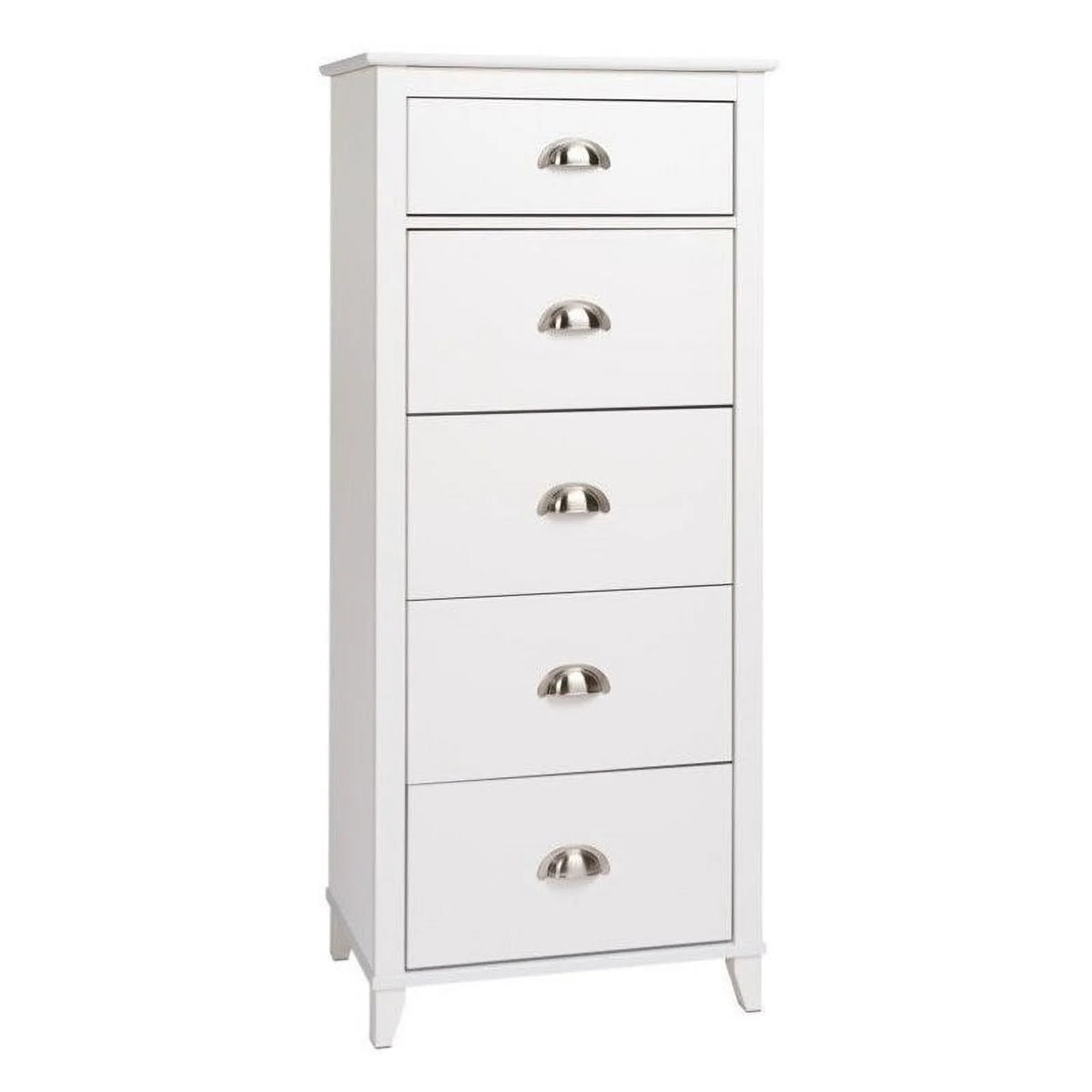 White 5 Drawer Lingerie Chest O238