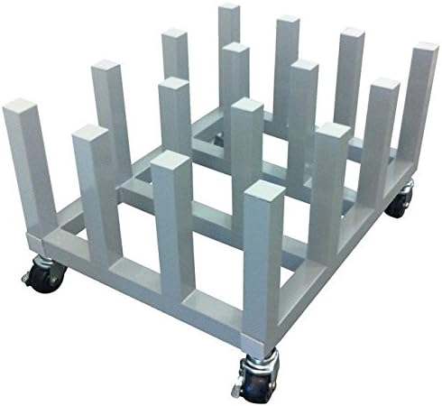 Heavy Duty Media Roll Storage Cart Rack P9785
