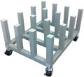 Heavy Duty Media Roll Storage Cart Rack P9785